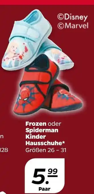 NETTO Disney oder marvel kinder hausschuhe Angebot