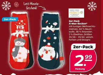 NETTO X-mas-socken Angebot