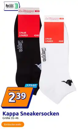 Action Kappa Sneakersocken Angebot