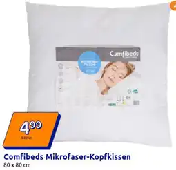 Action Comfibeds Mikrofaser-Kopfkissen Angebot