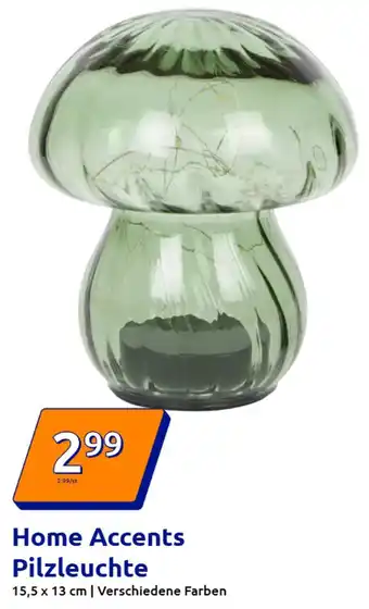 Action Home Accents Pilzleuchte Angebot