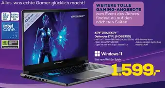 Euronics erazer Defender 17 P1 (MD62755) Angebot