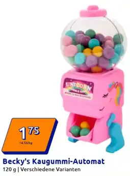 Action Becky's Kaugummi-Automat Angebot