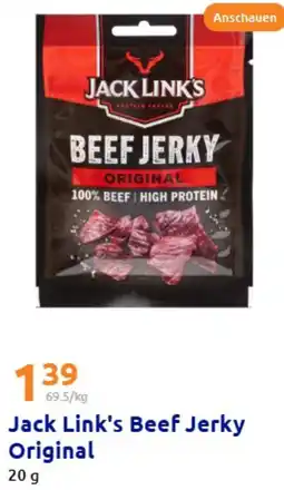 Action Jack Link's Beef Jerky Original Angebot