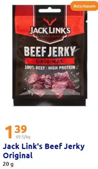 Action Jack Link's Beef Jerky Original Angebot