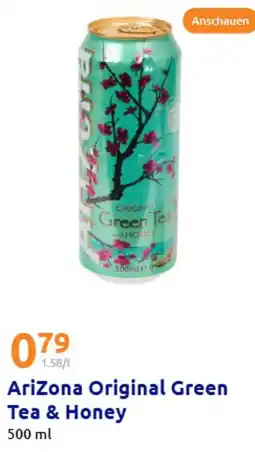 Action AriZona Original Green Tea & Honey Angebot