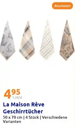 Action La Maison Rêve Geschirrtücher Angebot