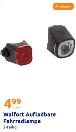 Action Walfort Aufladbare Fahrradlampe Angebot