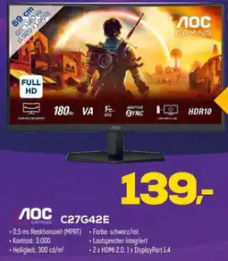 Euronics AOC GAMING C27G42E Angebot