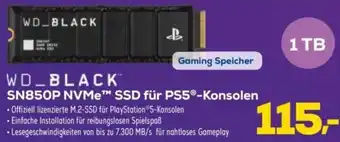 Euronics WD_BLACK SN850P NVMe SSD für PS5-Konsolen Angebot