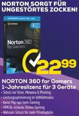 Euronics NORTON 360 for Gamers 1-Jahreslizenz für 3 Geräte Angebot