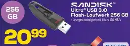 Euronics SANDISK Ultra USB 3.0 Flash-Laufwerk 256 GB Angebot