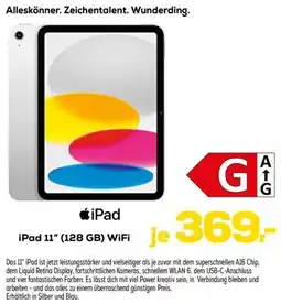 Euronics Apple iPad 11" (128 GB) WiFi Angebot