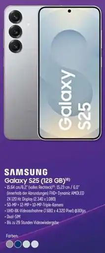 Euronics SAMSUNG Galaxy S25 (128 GB) Angebot