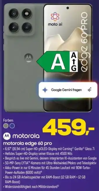 Euronics motorola edge 60 pro Angebot