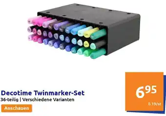 Action Decotime Twinmarker-Set Angebot