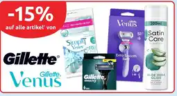 Budni 15% auf alle artikel* von gillette Angebot