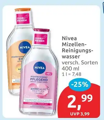 Budni Nivea mizellenwasser entschlackend Angebot