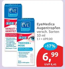 Budni Sos eyemedica augentropfen gereizt + gerötet Angebot