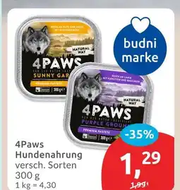 Budni 4paws sunny garden premium pastete Angebot