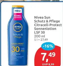 Budni Nivea schutz & pflege citracell-protect sonnenlotion lsf 30 Angebot