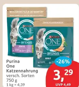 Budni Purina one katzennahrung sensitive Angebot