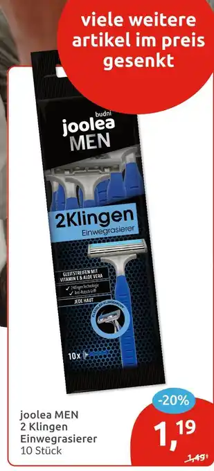 Budni Joolea men 2 klingen einwegrasierer Angebot