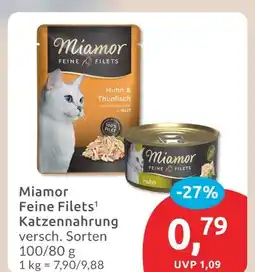 Budni Miamor feine filets huhn & thunfisch Angebot