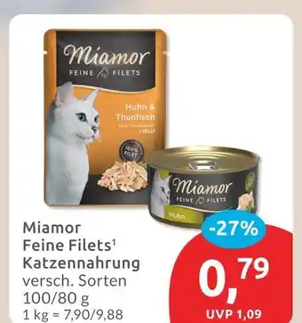 Budni Miamor feine filets huhn & thunfisch Angebot