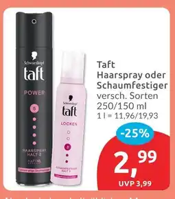 Budni Schwarzkopf taft haarspray Angebot