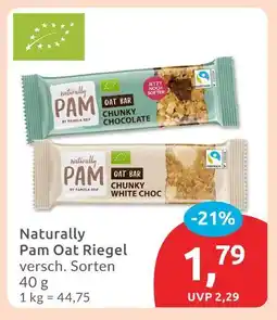 Budni Naturally pam oat bar chunky chocolate Angebot