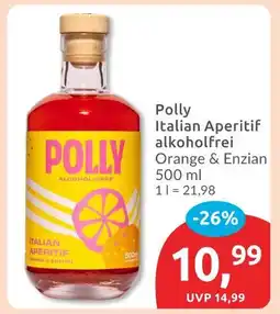 Budni Polly italian aperitif alkoholfrei orange & enzian Angebot