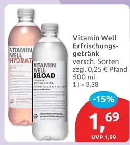 Budni Vitamin well hydrate erfrischungsgetränk Angebot