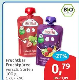 Budni Fruchtbar erdbeere-apfel fruchtpüree Angebot