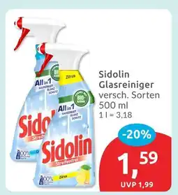 Budni Sidolin glasreiniger streifenfrei zitrus Angebot