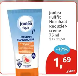 Budni Joolea fußfit hornhaut reduziercreme Angebot