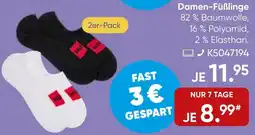 Galeria HUGO Damen-Füßlinge Angebot