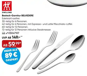 Galeria ZWILLING Besteck-Garnitur BELVEDERE Angebot