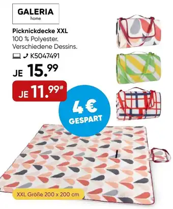 Galeria GALERIA home Picknickdecke XXL Angebot