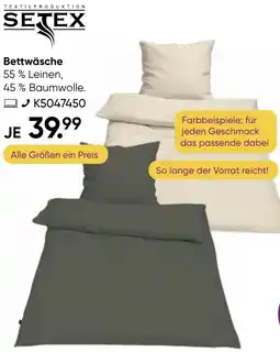 Galeria SETEX Bettwäsche Angebot