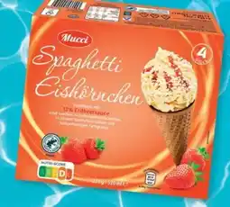 Aldi Süd Mucci Spaghetti-Eishörnchen Angebot