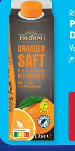 Aldi Süd rio d'oro Direktsaft Premium vegan Angebot