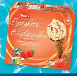Aldi Süd Mucci Spaghetti-Eishörnchen Angebot