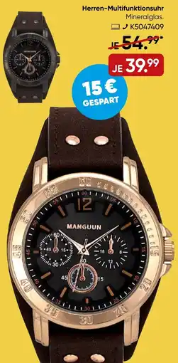 Galeria MANGUUN Herren-Multifunktionsuhr Angebot