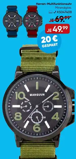 Galeria MANGUUN Herren-Multifunktionsuhr Angebot
