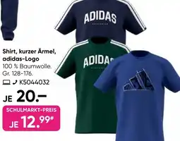Galeria ADIDAS Shirt, kurzer Ärmel Angebot