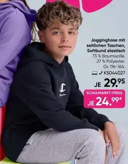 Galeria Champion Jogginghose mit seitlichen Taschen, Softbund elastisch Angebot