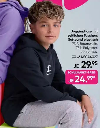 Galeria Champion Jogginghose mit seitlichen Taschen, Softbund elastisch Angebot