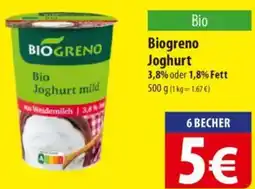 Famila Nord Ost Biogreno Joghurt Angebot