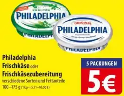 Famila Nord Ost Philadelphia Frischkäse oder Frischkäsezubereitung Angebot